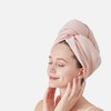 Toalla de microfibra absorbente para el cabello de secado rápido,
