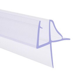 Frameless Shower Door Bottom Seal, 2 PCS 3/8" x 36" Shower Door Sweep for 3/8 Inch Glass, Glass Shower Door Seal Strip, Stop Shower Leaks and Create a Water Barrier(9D)