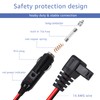 kzfuli 12V/24V Car Refrigerator Power Cord is Compatible with Alpicool,