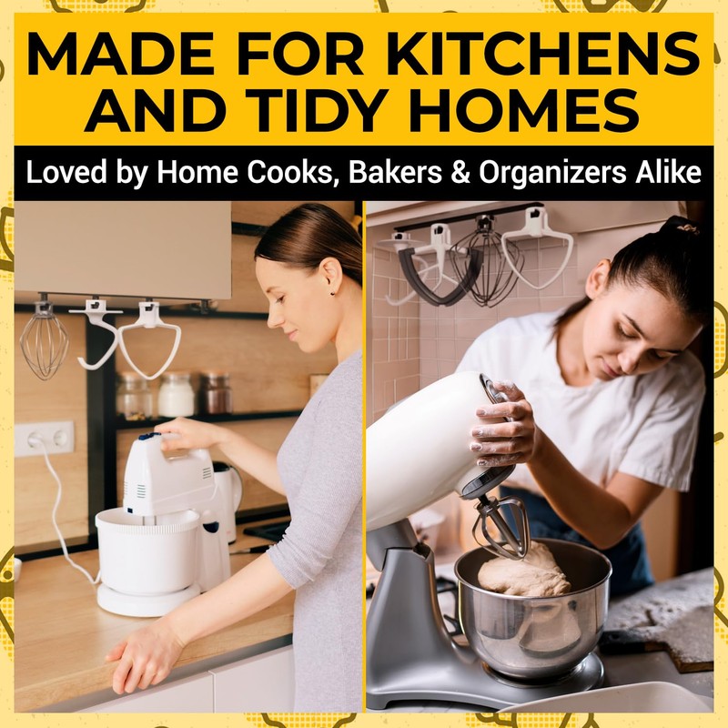 Stand Mixer Attachment Holder Compatible with All Kitchen Aid Mixer