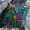 Tropical Leaf Upholstery Fabric by The Yard,Exotic Floral Banana Leaves