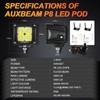 Auxbeam FA Series 3 Inch LED Pods Flood Beam 40W