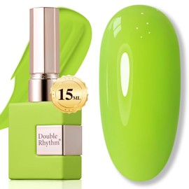 Double Rhythm- Esmalte de uñas en gel de 15 ml, puro y transparente, mismo color, mismo frasco, esmalte en gel para manicura artística, salón de...   