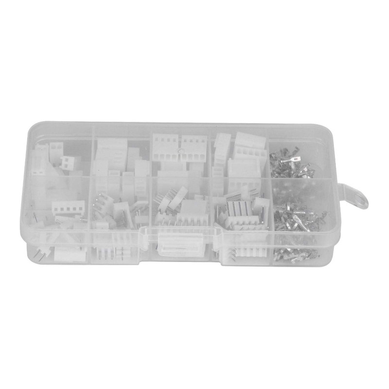 230pcs JST-XH Connector Kit Straight Outer Needle 2.54mm 2/3/4/5PIN Connection