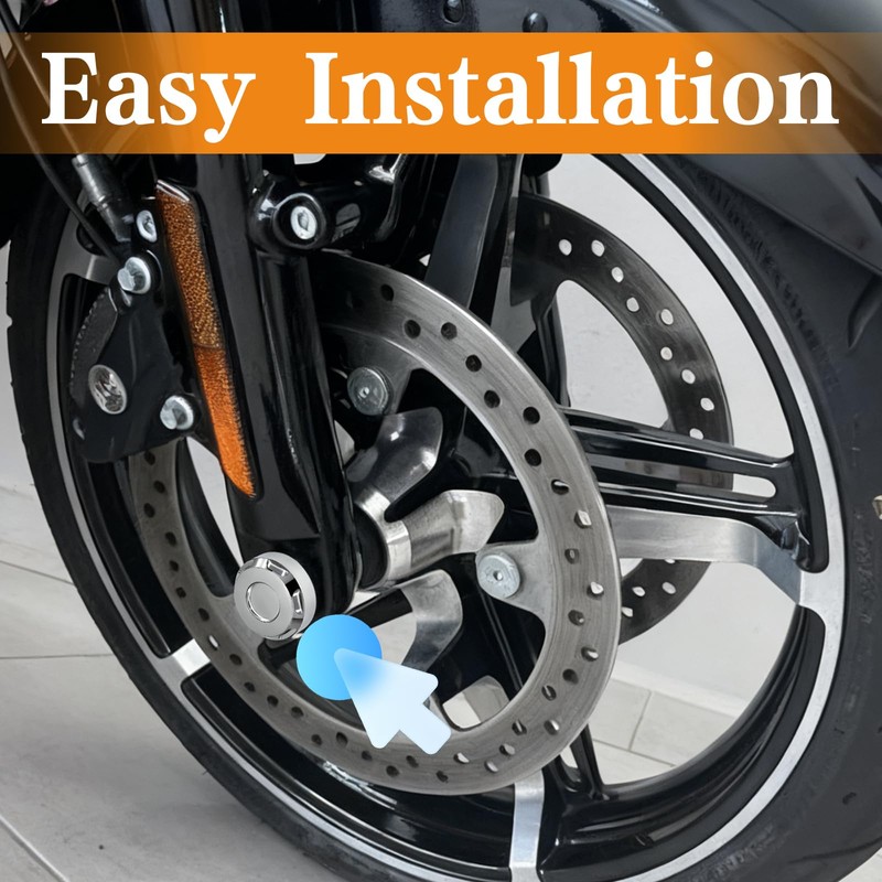 Front Axle Nut Covers Caps for 2024-2026 Harley Street Glide
