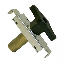 DOJA Industrial | T-Handle Door Lock | Cylinder Length 40 | 1 Unit | Key Latch Handle | Garage Cross Knob | Cabinet Gate Locks | Internal-External Locking Security | Twist Handles Locker