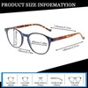 NORPERWIS 5 Pairs Reading Glasses - Standard Fit Spring Hinge