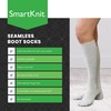 SMARTKNIT Seamless Boot Socks for Hiking and Work (Grey, Small)