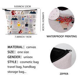 All is Fair TV Show Gift Bridge Cosmetic Bag Zipper Bag, All Is Fair Makeup Bag Size 1 UK, Fashionable