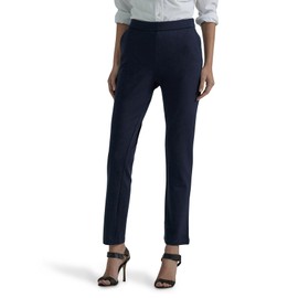 Lee Petite Ultra Lux - Pantalón de Tobillo Ajustado de Tiro Medio para Mujer, Rivet Navy, 38 Chiquita