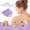 2 esponjas exfoliantes con asas, para ducha, nailon, exfoliante, para