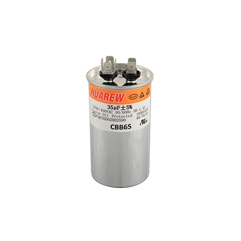 35 uF MFD ±5% 450 V VCA Condensador redondo de
