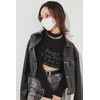 [D.masque] Deux. by ホワイト］For Ladies' & Men's【ウイルス飛沫99％カット・不織布3層構造・デザインマスク】 5枚入