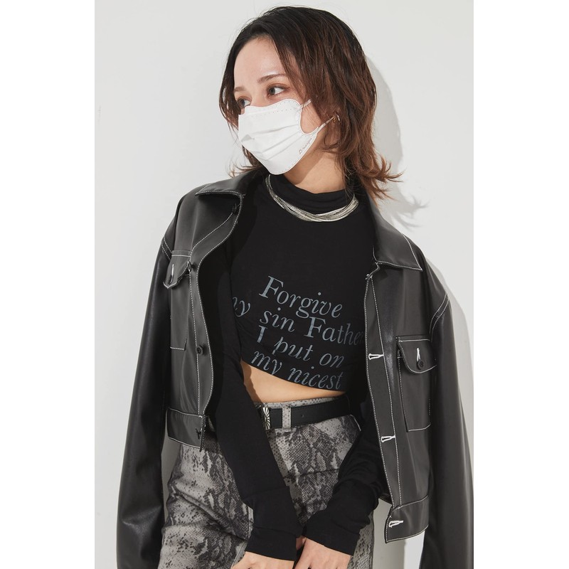 [D.masque] Deux. by ホワイト］For Ladies' & Men's【ウイルス飛沫99％カット・不織布3層構造・デザインマスク】 5枚入