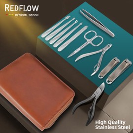 Manicure Set 11 in 1 Stainless Steel Nail Clippers for Men，Manicure Kit for Women，Nail Grooming Kit，Nail Clipper Set，Personal Care Tools