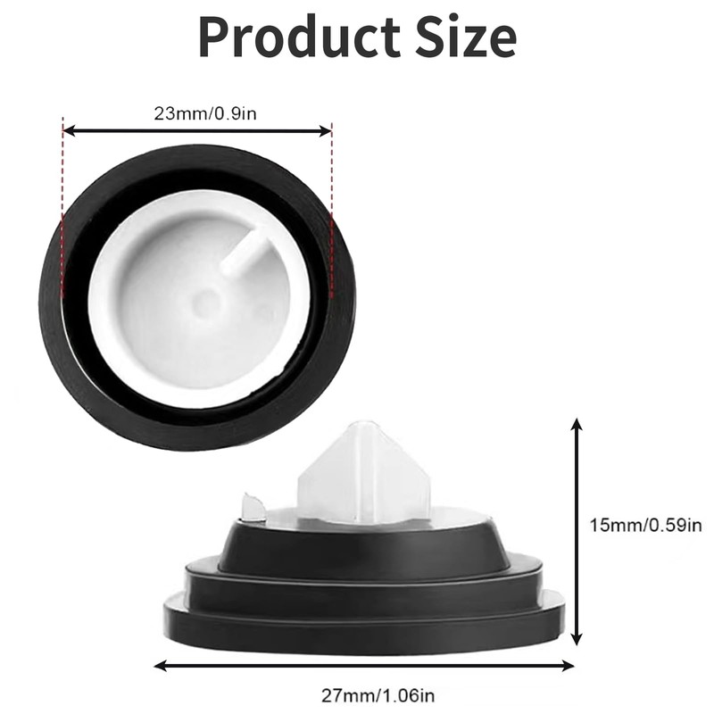 2pcs Cistern Water Flush Toilet Seal Membrane Seal Side Entry