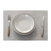 Demetex Reversible Placemat, Made of Fabric, Cotton, Linen, Stylish, Nordic