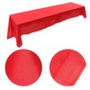 Polyester Tablecloth Spill Proof Fabric Tablecloth Rectangular Tablecloth for Wedding