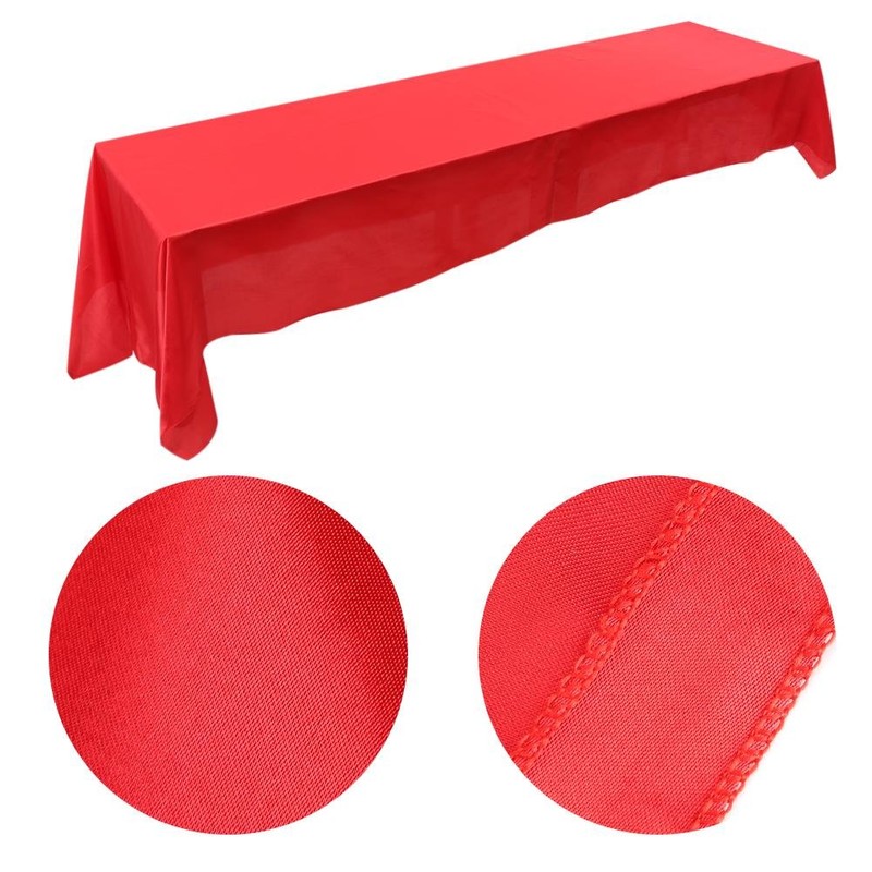 Polyester Tablecloth Spill Proof Fabric Tablecloth Rectangular Tablecloth for Wedding