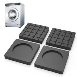 4PCS Washing Machine Feet Anti Vibration, Washing Machine Feet Pads, Washing Machine Vibration Pads Non-Slip Fixed Anti-Deviation, Used For Dryer, Washing Machine, Dishwasher