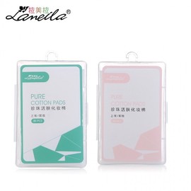 Soft, Water-Saving Thin Non-Woven Cotton Pads for Makeup Removal (Free Size) B0169 80 Counts 10ea