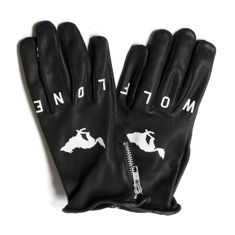 El Solitario Lone Wolf Goatskin Gloves Motorcycle Gloves Ghost Skin