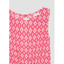 s.Oliver Crinkled Viskose Jumpsuit im Loose Fit mit Rücken-Cut-Out pink 158