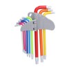 9Pcs Hex Wrench Star Colourful Long Arm Metal Key Tool
