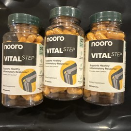 nooro 3 Btls Nooro Vital Step 180 Capsules Supports Healthy Inflammatory Response Join