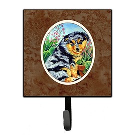 Caroline's Treasures 7045SH4 Australian Shepherd Puppy Leash or Key Holder, 7Hx4.25W, Multicolor