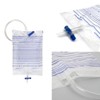 DeaHea 5 Pack Urinary Drainage Bag 2000ML Urine Bag with