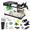 GOZILLA Turtle Tank Kit(Tank+Lamp+Filter), Upgrade PC Turtle Tank Starter Kit