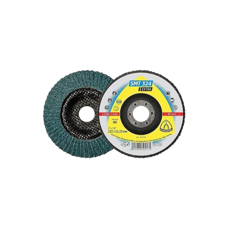 KLINGSPOR SMT 324 Abrasive Mop Disc 125 x 22,23 MM