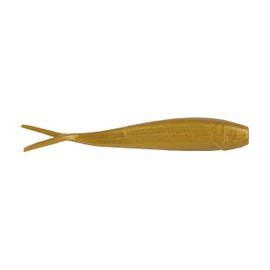 Berkley Gulp! Minnow Fishing Bait, Gold Leaf, 4in, Extreme Scent Dispersion, Realistic Minnow Profile, Ideal for Bass, Trout, Walleye, Panfish and More