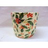 Heron Cross Pottery Xmas Holly Chintz Small Sugar Bowl