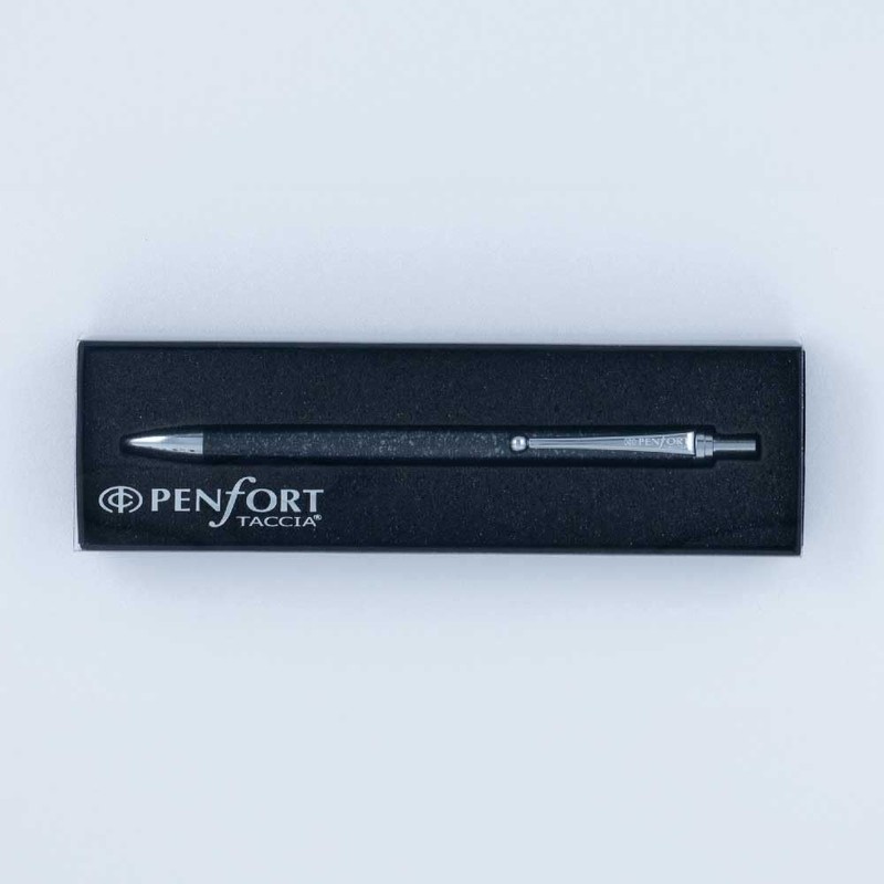 Nakabayashi PENFORT TPF-CBP001-BK CERABALL Ballpoint Pen, Lumiclesta, Black