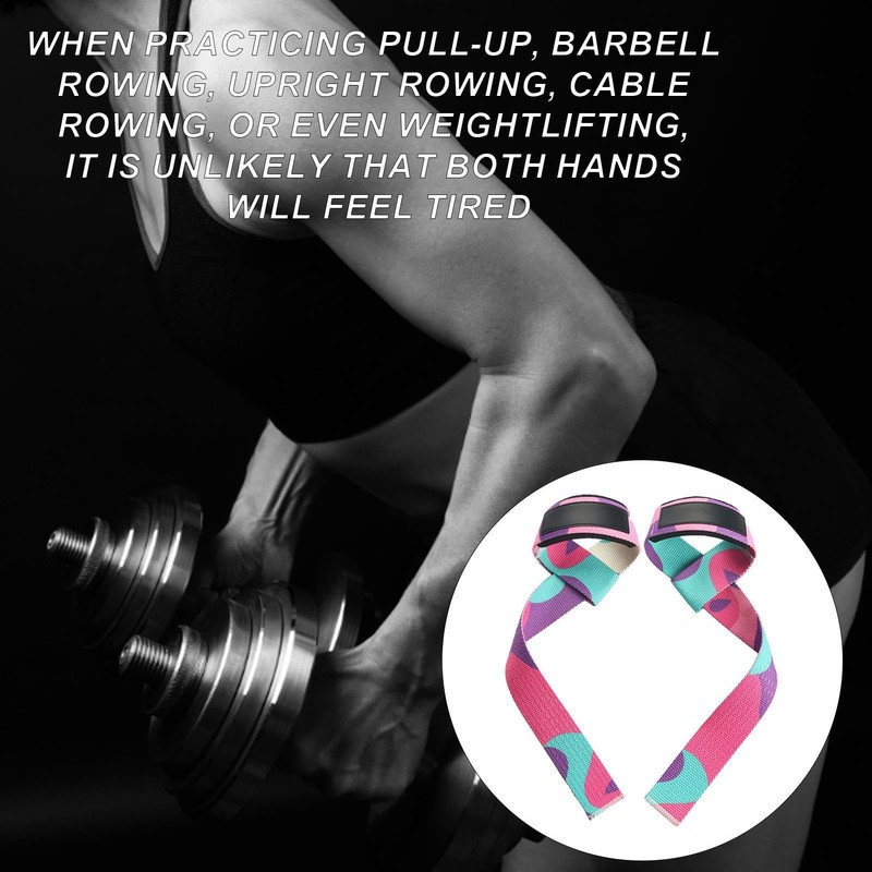 Lifting Wrist Strap, Nonslip Strength Training Grip Wraps For Pull-Up,