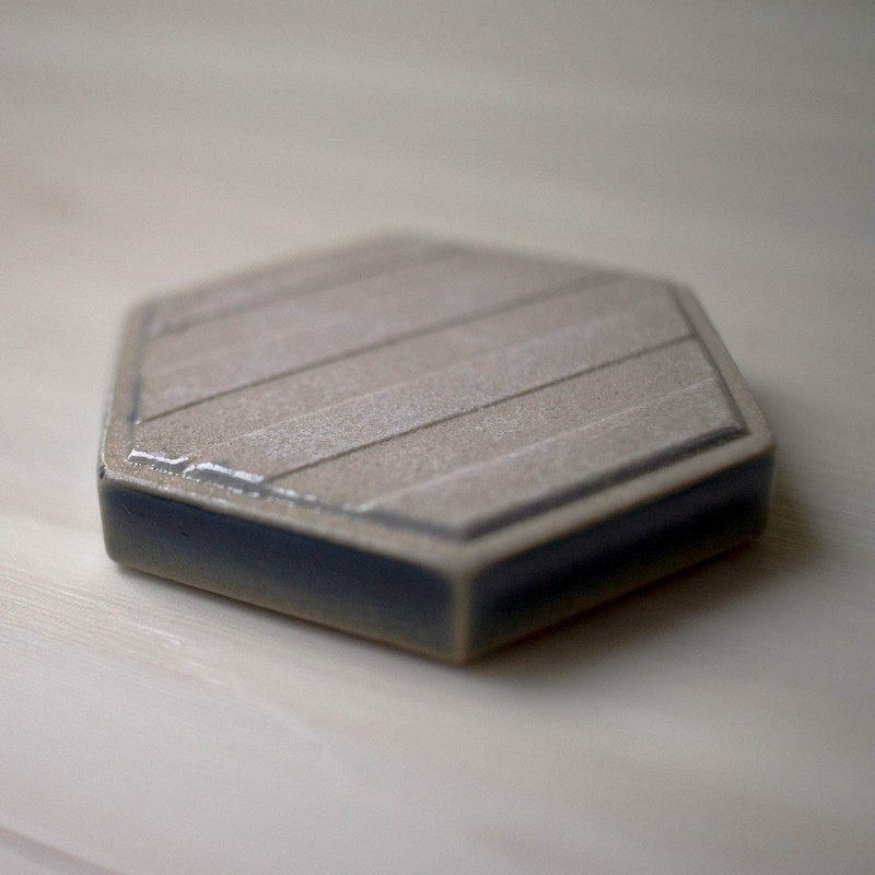 B&Dminoyaki MAM-SETC Mino Yaki Bean Plate Pair Set, HEX, Mint