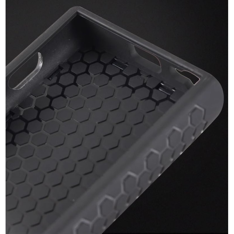 Dual Layer Shockproof TPU Carbon Fiber Textured Hard Rugged Protective