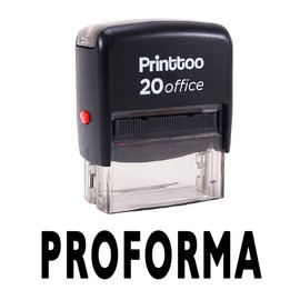 Printtoo PROFORMA Self Inking Rubber Stamp Office Stationary Custom Stamp-Black
