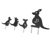 4pcs Iron Art Animal Decoration Ingenious Multi Purpose Kangaroo Plugin