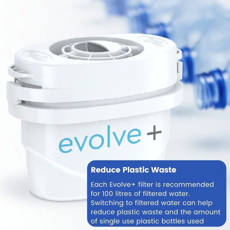 Aqua Optima Evolve+ Water Filter Cartridges, EPS314, Compatible with Brita,