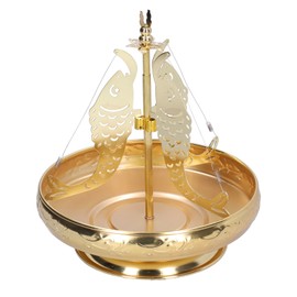 Incense Coil Holder Stainless Steel Gold Mosquito Coil Holder Incense Holder Plate for Home Decor