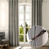 2-Pack Durable Aluminum Curtain Tie Back Hooks for Versatile Home