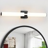 AIJIASI Black Bathroom Vanity Light Fixtures, 31 inch Modern Bathroom
