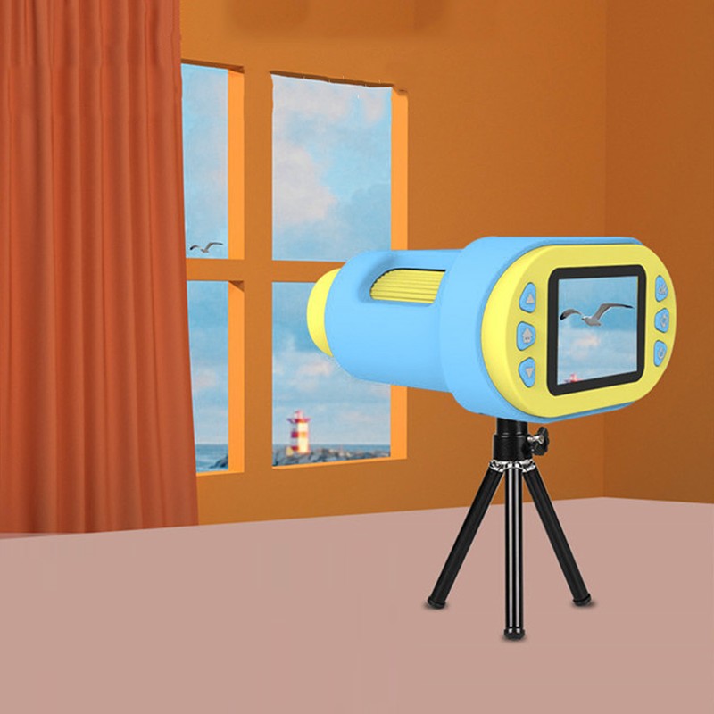 Handheld Mini Microscope Toy Multifunctional 2 Inch Screen 1080P 1000X