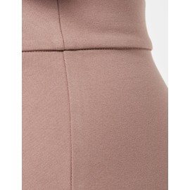 ONLY Women's Onltia Hw Pencil Slit Skirt Pnt, Walnut