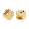Mirror Clips, Thick Glass Clamps Wall-Mounted Mirrors Bracket Gold Pure
