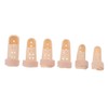 Ipetboom 6pcs Plastic Finger Splint Finger for Sprains Fractures Arthritis