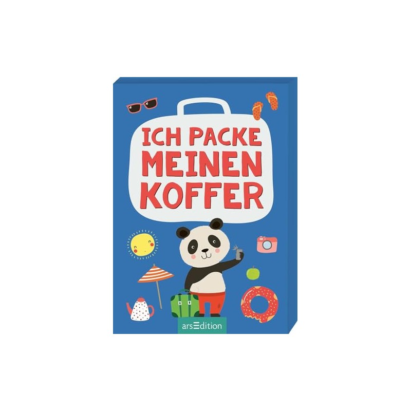 I Pack My Suitcase: Memory Game in Card Shape for